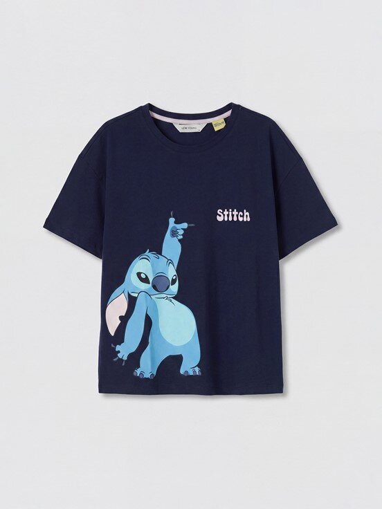 Şortlu Pijama Takımı LACİVERT BASKILI