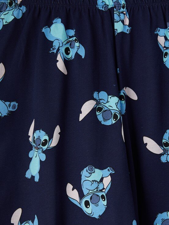 Şortlu Pijama Takımı LACİVERT BASKILI