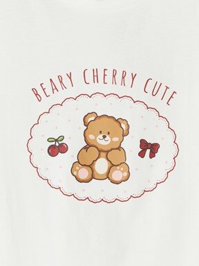 Şortlu Pijama Takımı BORDO BASKILI