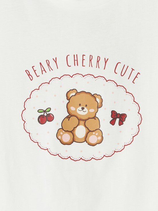 Şortlu Pijama Takımı BORDO BASKILI