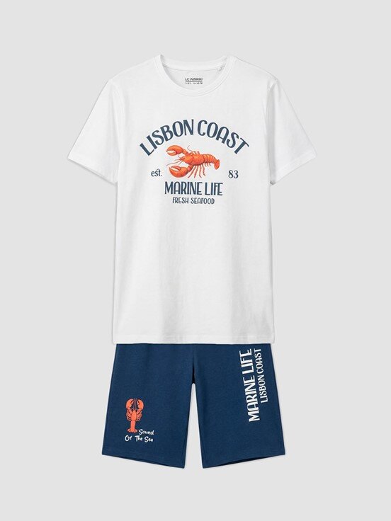 Şortlu Pijama Takımı BUXE BEYAZI