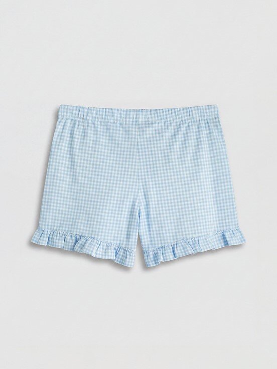 Şortlu Pijama Takımı EKRU BASKILI