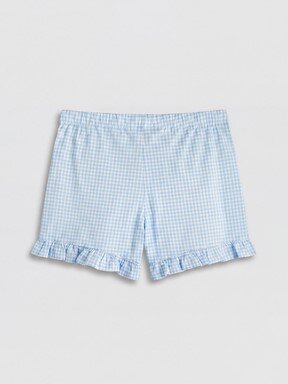 Şortlu Pijama Takımı EKRU BASKILI