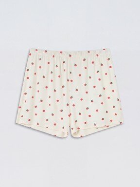 Pijama Alt EKRU BASKILI
