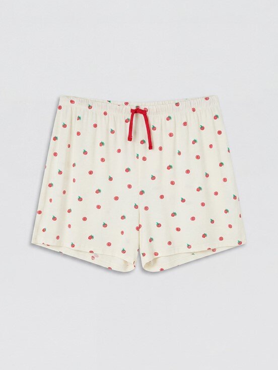 Pijama Alt EKRU BASKILI