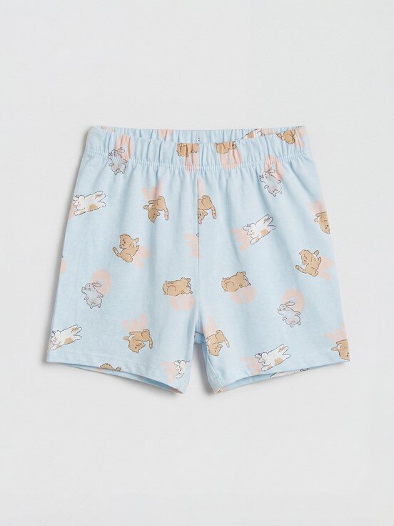 Şortlu Pijama Takımı EKRU