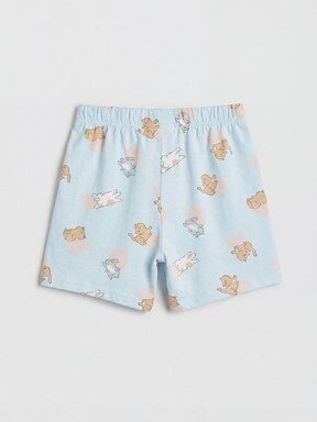 Şortlu Pijama Takımı EKRU