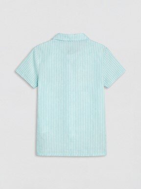 Şortlu Pijama Takımı MAVİ BASKILI