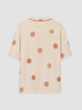 Şortlu Pijama Takımı EKRU BASKILI