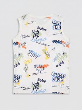 Şortlu Pijama Takımı EKRU BASKILI