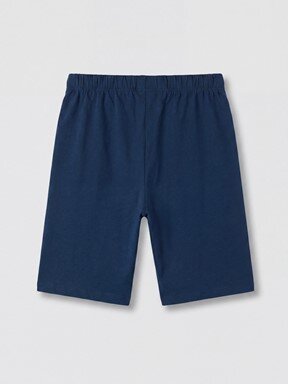 Şortlu Pijama Takımı EKRU BASKILI