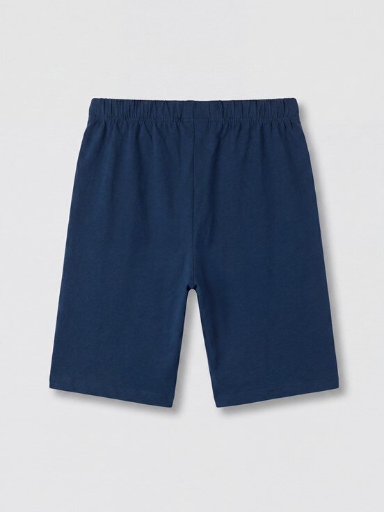 Şortlu Pijama Takımı EKRU BASKILI