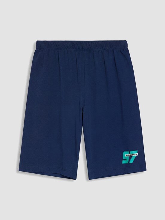 Şortlu Pijama Takımı AÇIK GRİ MELANJ
