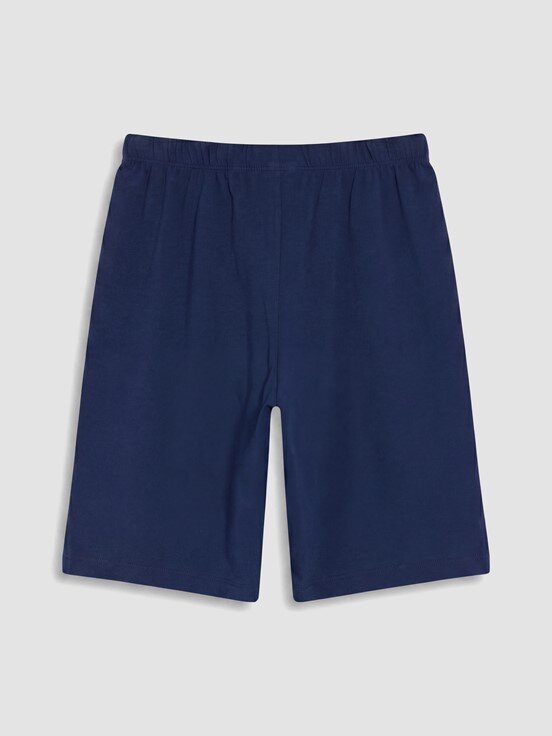 Şortlu Pijama Takımı AÇIK GRİ MELANJ