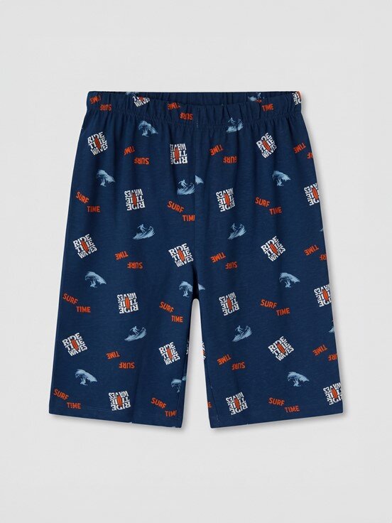 Şortlu Pijama Takımı CANLI TURUNCU