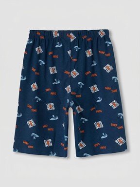 Şortlu Pijama Takımı CANLI TURUNCU