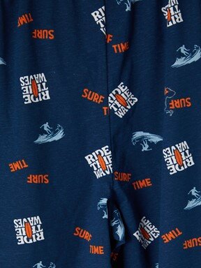 Şortlu Pijama Takımı CANLI TURUNCU
