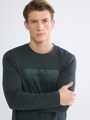 Sweatshirt KOYU HAKİ