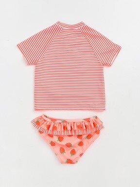 Bikini TURUNCU ÇİZGİLİ