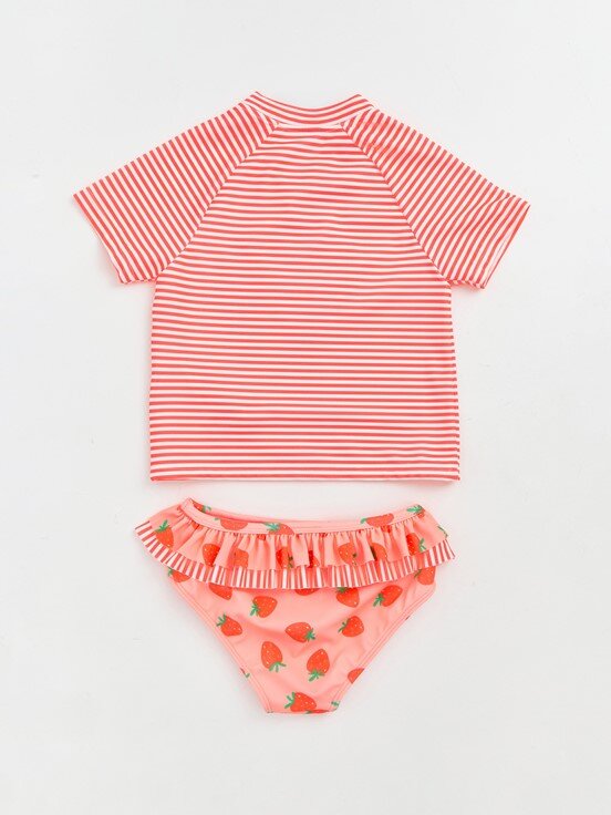 Bikini TURUNCU ÇİZGİLİ