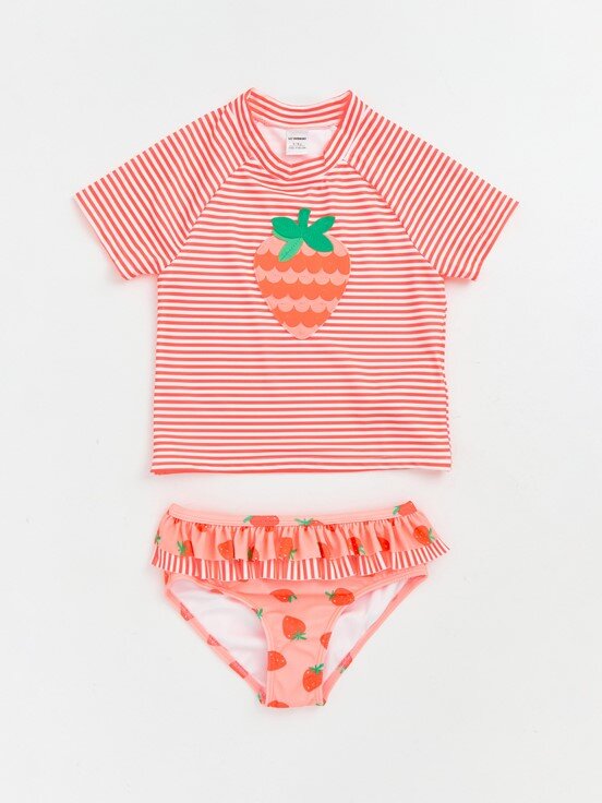 Bikini TURUNCU ÇİZGİLİ