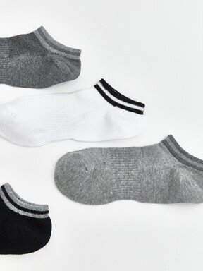 Patik Çorap KARIŞIK RENK İPLİĞİ BOYALI