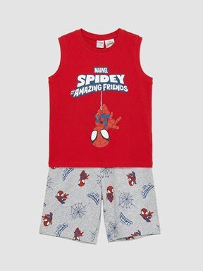 Şortlu Pijama Takımı CANLI KIRMIZI