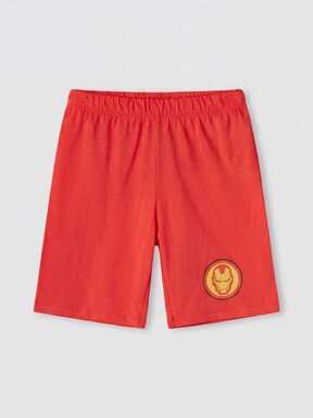 Şortlu Pijama Takımı CANLI KIRMIZI