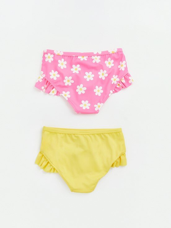 Bikini NEON PEMBE BASKILI
