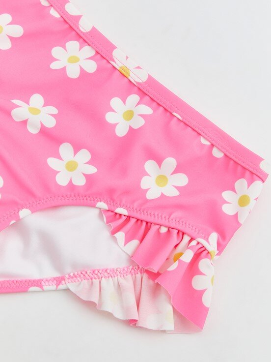 Bikini NEON PEMBE BASKILI