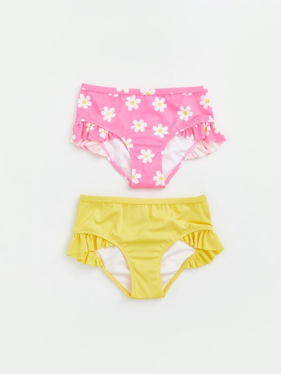 Bikini NEON PEMBE BASKILI