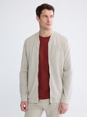 Fermuarlı Sweatshirt MAT MAVİ