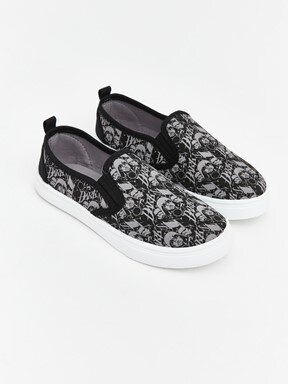 Sneaker SİYAH BASKILI
