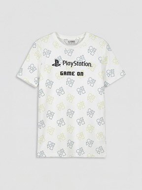Şortlu Pijama Takımı BEYAZ BASKILI