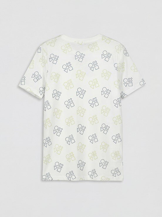 Şortlu Pijama Takımı BEYAZ BASKILI