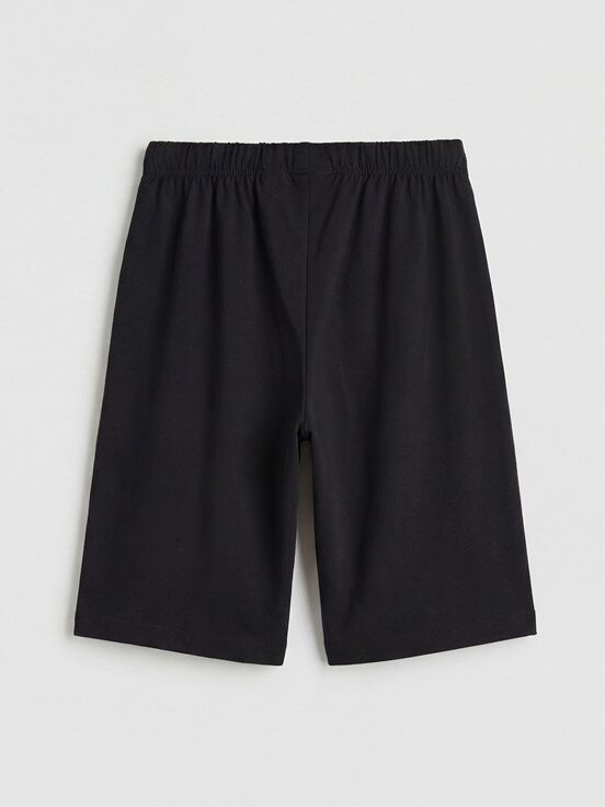 Şortlu Pijama Takımı BEYAZ BASKILI