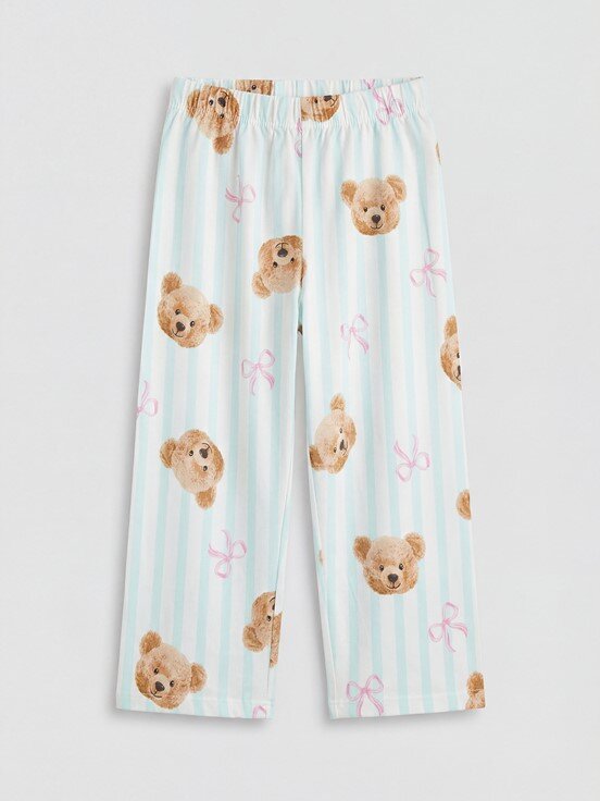 Pijama Takım YEŞİL BASKILI