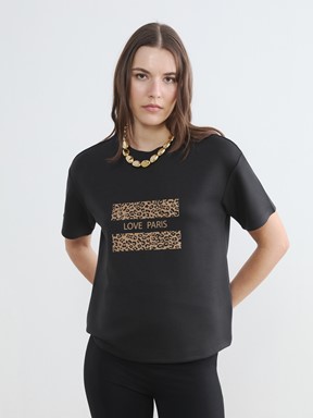 Tişört KOYU KAHVERENGİ