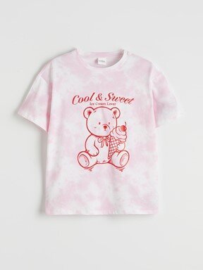 Şortlu Pijama Takımı AÇIK PEMBE BASKILI