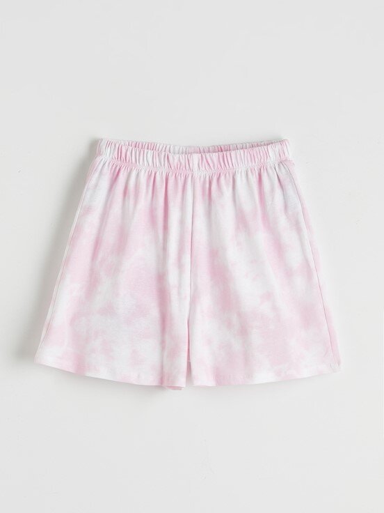 Şortlu Pijama Takımı AÇIK PEMBE BASKILI