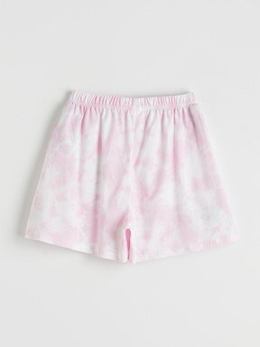 Şortlu Pijama Takımı AÇIK PEMBE BASKILI