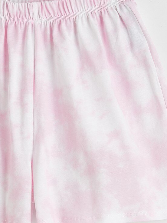 Şortlu Pijama Takımı AÇIK PEMBE BASKILI