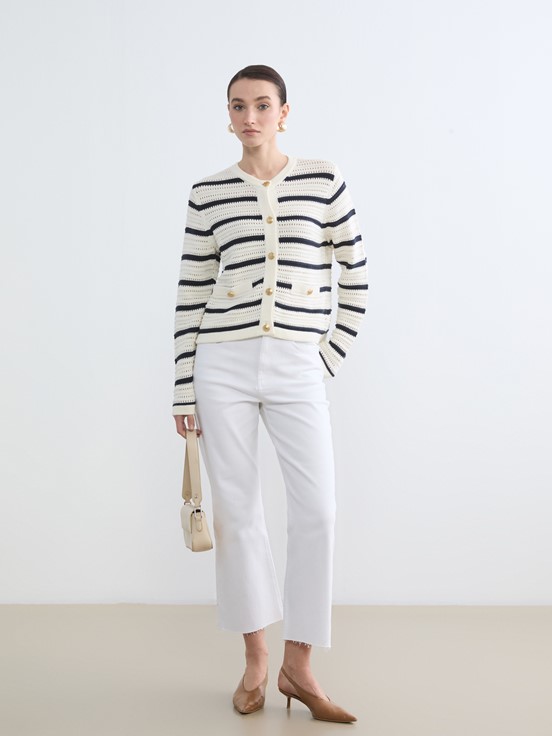 Hırka LACİVERT ÇİZGİLİ