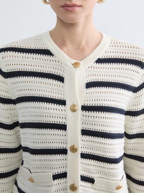 Hırka LACİVERT ÇİZGİLİ