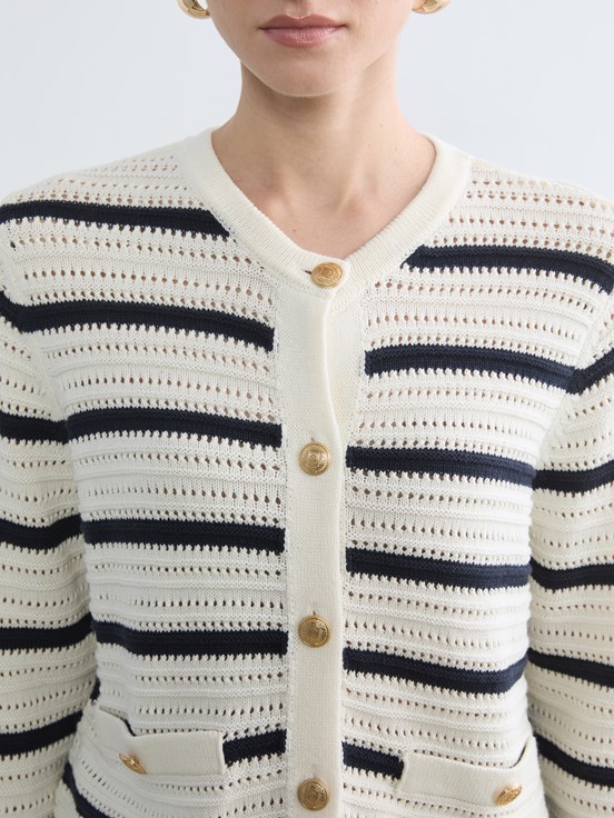 Hırka LACİVERT ÇİZGİLİ