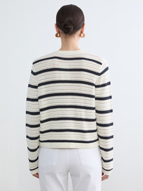 Hırka LACİVERT ÇİZGİLİ