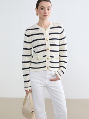 Hırka LACİVERT ÇİZGİLİ