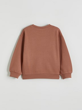 Sweatshirt AÇIK KAHVERENGİ