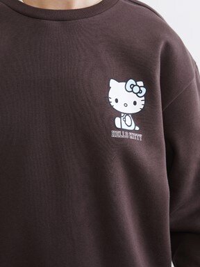 Sweatshirt KAHVERENGİ