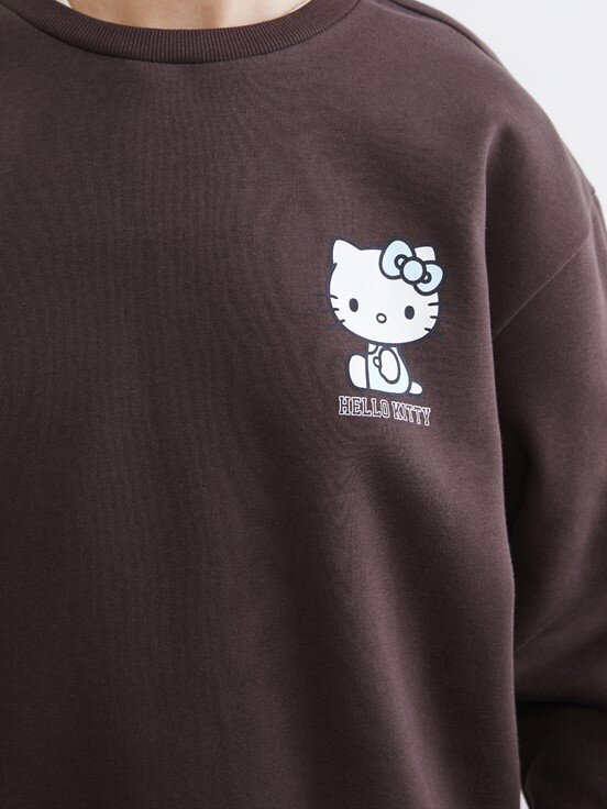 Sweatshirt KAHVERENGİ